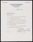 Letter from Congressman Robert L. Doughton of the Ninth District to Jane Pratt.